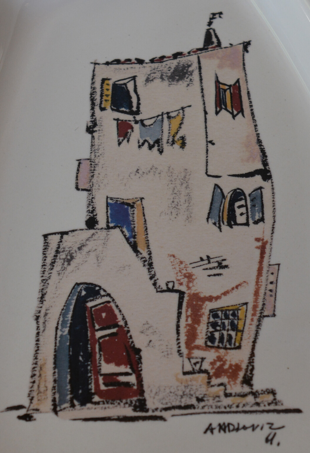 Andloviz, Società Ceramica Italiana di Laveno, Piatto