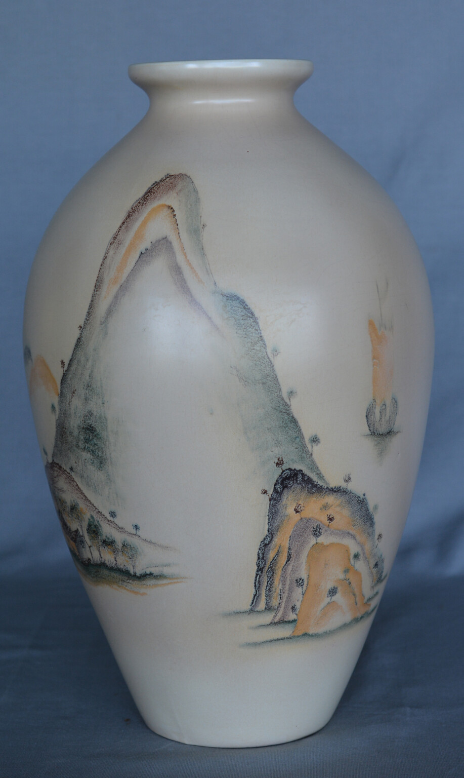 Andloviz, Società Ceramica Italiana di Laveno, Vaso con paesaggi