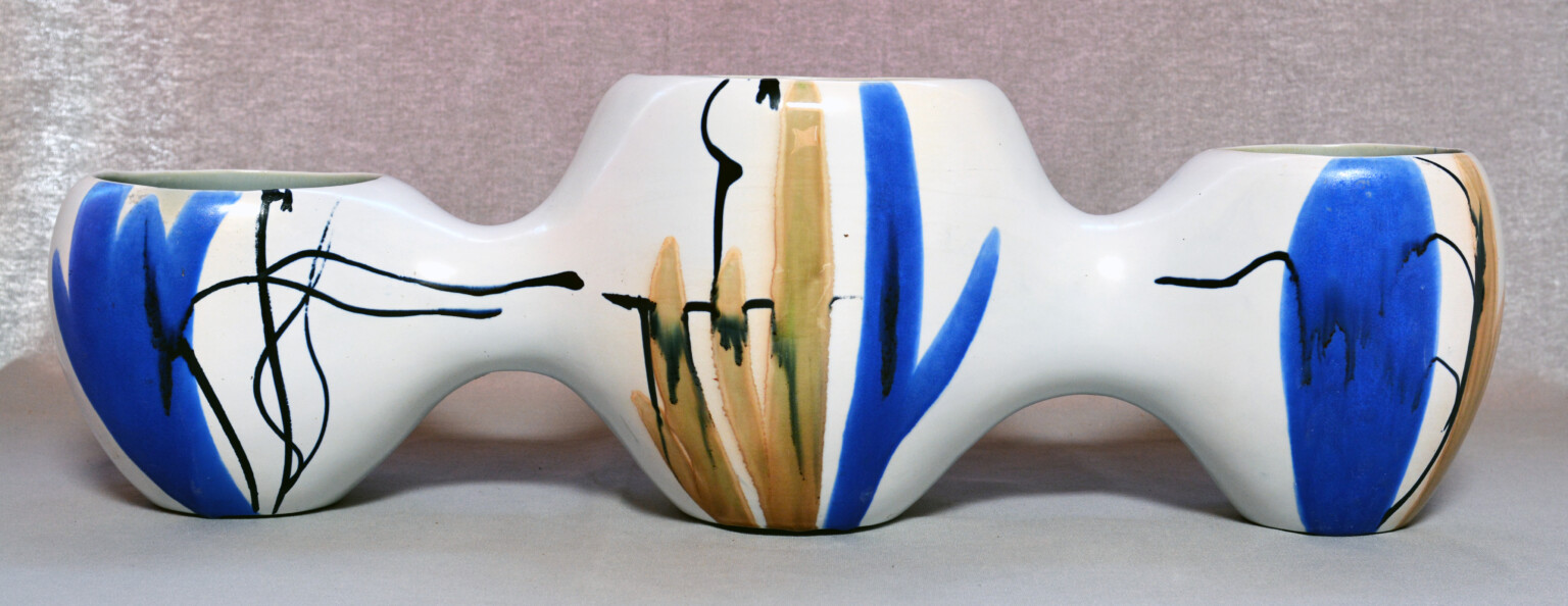 Campi, Società Ceramica Italiana di Laveno, Vaso a tre bocche C 40