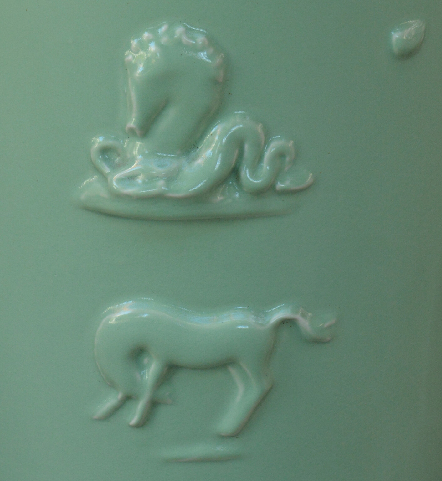 Biancini, Società Ceramica Italiana di Laveno, Terraglie con figure in rilievo