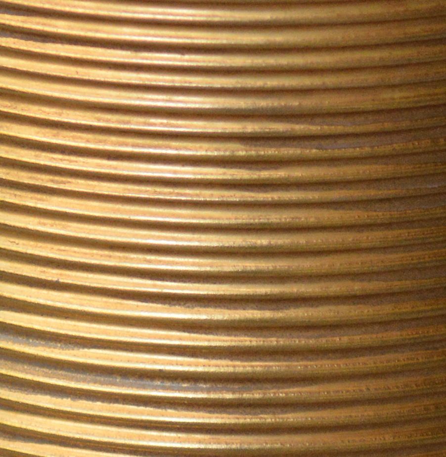 Gariboldi, Società Ceramica Richard-Ginori, Vaso a costolature orizzontali e portaombrelli