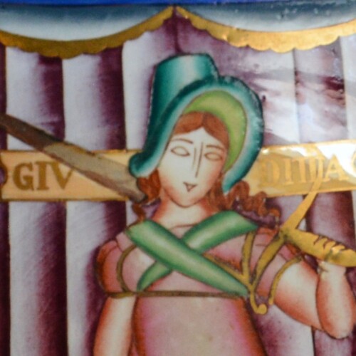 Andloviz, Società Ceramica Italiana di Laveno, Piatto con Giuditta