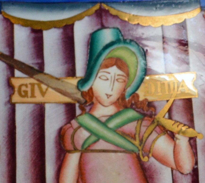 Andloviz, Società Ceramica Italiana di Laveno, Piatto con Giuditta