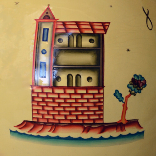 Andloviz, Società Ceramica Italiana di Laveno, Vaso con musicanti