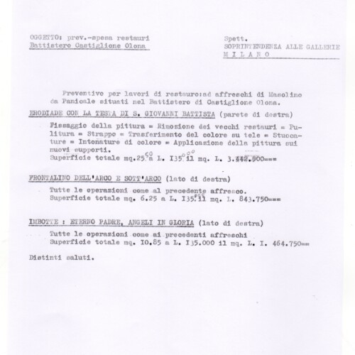 Battistero di Castiglione Olona, affreschi di Masolino