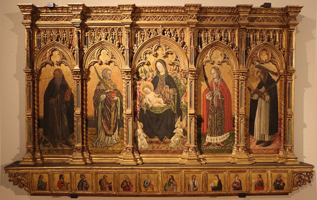 Polittico di Torchiara, Castello Sforzesco: Benedetto Bembo