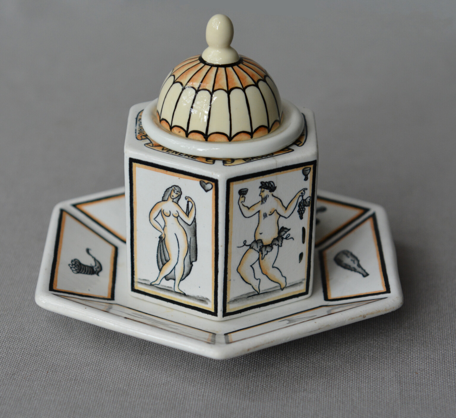 Ponti, Società Ceramica Richard-Ginori, Calamaio Per scriver classico