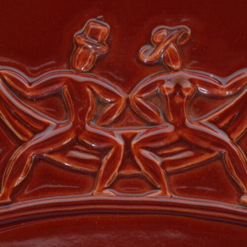 Ponti, Società Ceramica Richard-Ginori, Piatto “gran rosso”