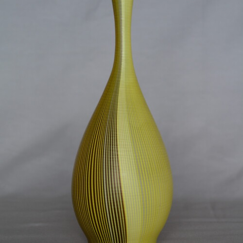 Scarpa, per Venini, Vaso serie “Tessuti battuti”