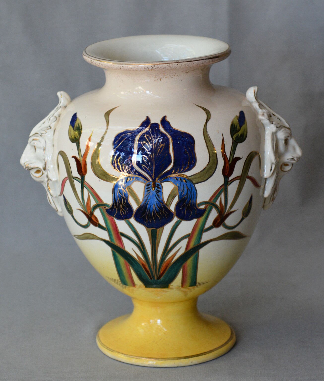 Società Ceramica Italiana di Laveno, Vaso teste leonine