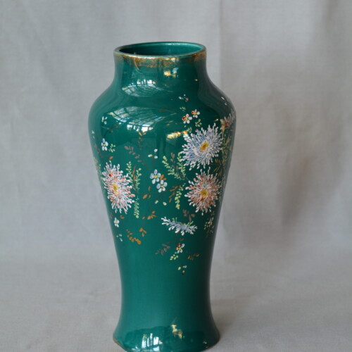 Società Ceramica Italiana di Laveno, Vaso verde con fiori