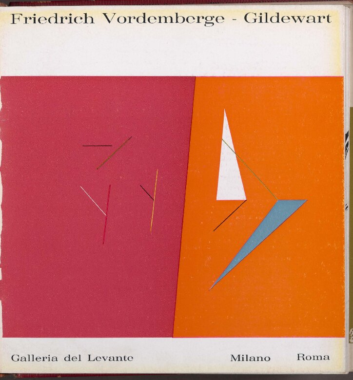 Friedrich Vordemberge-Gildewart, 1965