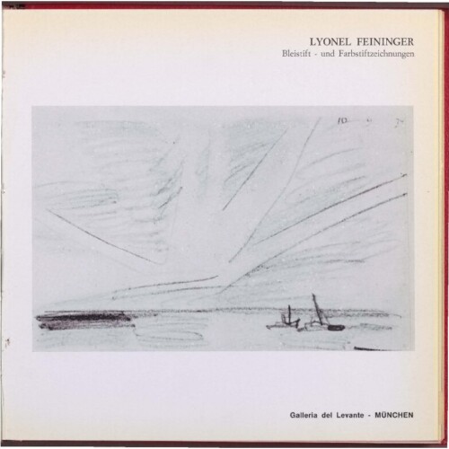 Lyonel Feininger. Bleistift und Farbstiftzeichnungen, 1972