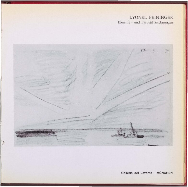 Lyonel Feininger. Bleistift und Farbstiftzeichnungen, 1972