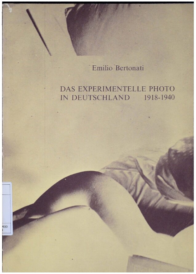 Das Experimentelle Photo in Deutschland (1918-1940), 1978